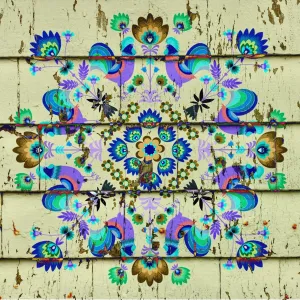 Printed Vinyl,Patterned Vinyl,HTV Prints,Vinyl Print,sheet size 12"x12'',Heat Transfer Vinyl Sheet,Vinyl Sheet, Rustic Wood Floral Vinyl SKU 0158