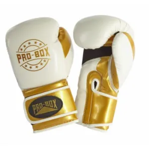 PRO BOX JUNIOR CHAMP SPAR VELCRO-WHITE/GOLD
