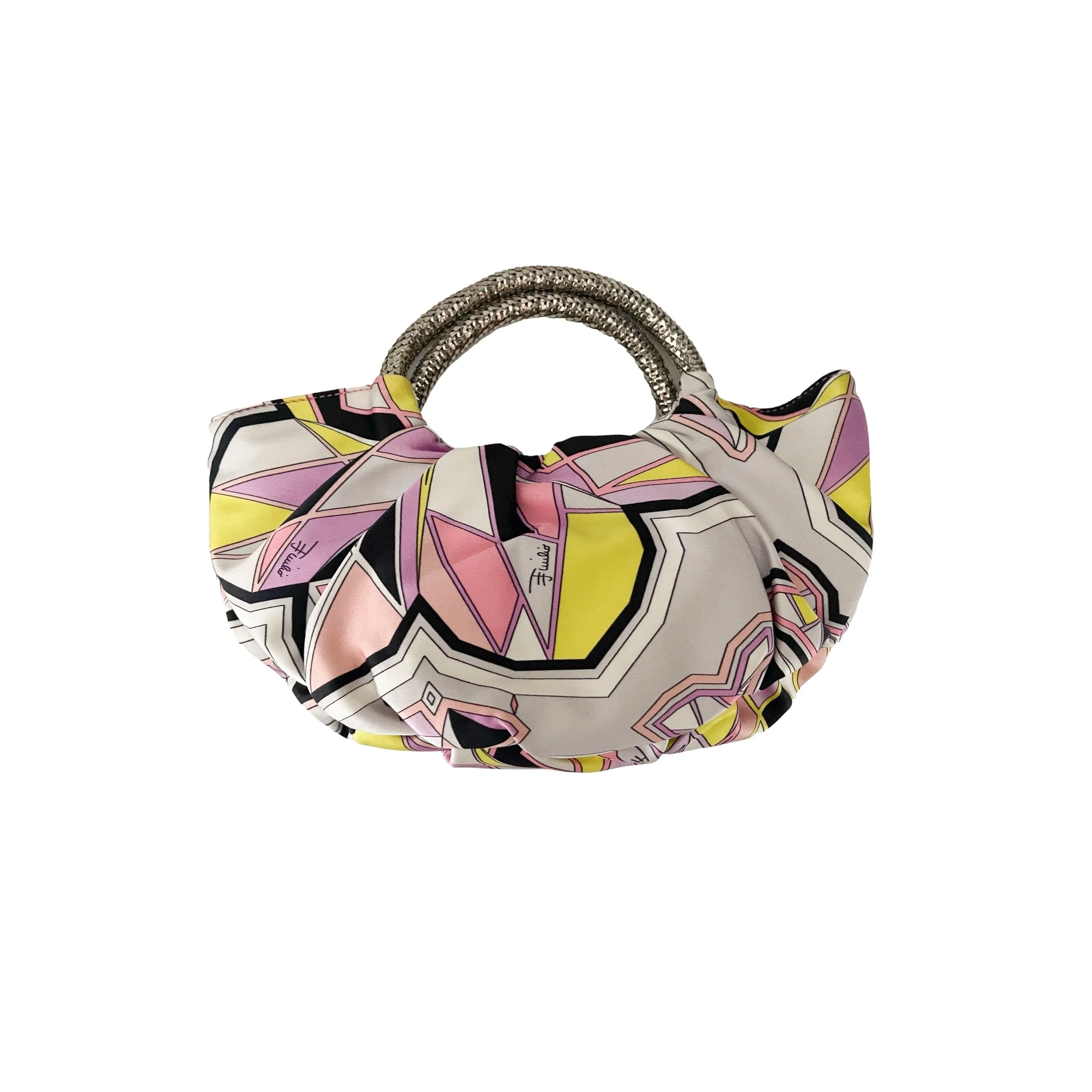 Pucci Multicolor Slinky Top Handle