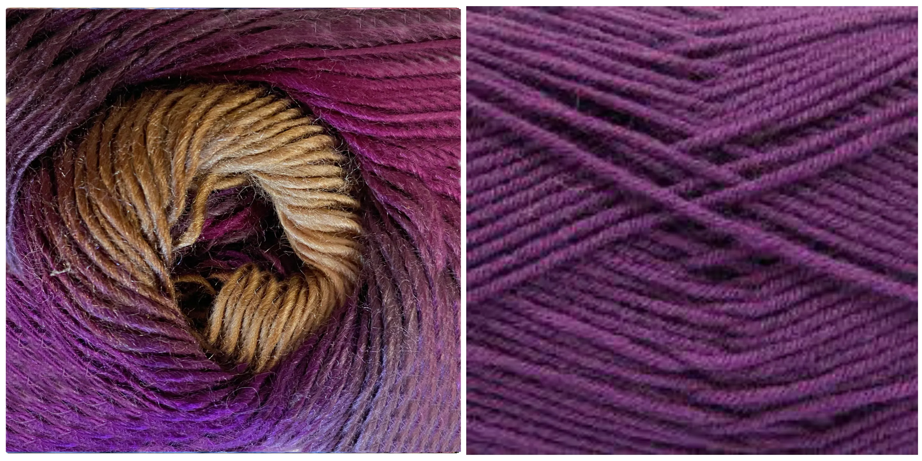 PURPLE   LUPINE (100% ACRYLIC) - Embossed Phoenix Scarf KIT