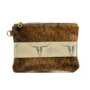 Purse Organizer - Brindle w/ Ghost Skulls