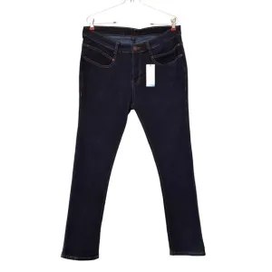 Radian Womens Mid-Rise Straight Leg Jeans Coolmax Indigo Sz 14 Cotton/Spandex Fa