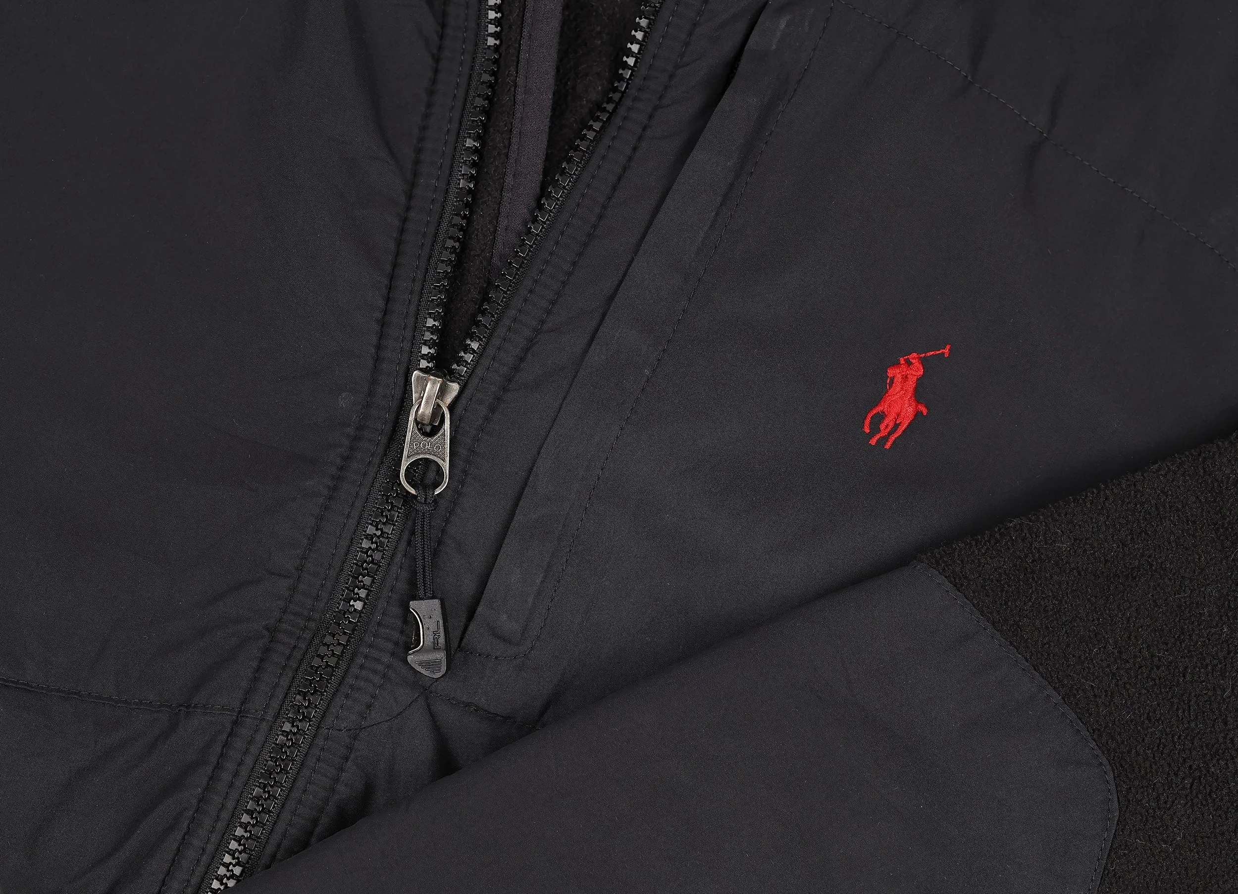 Ralph Lauren Fleece Jacket - Black - L