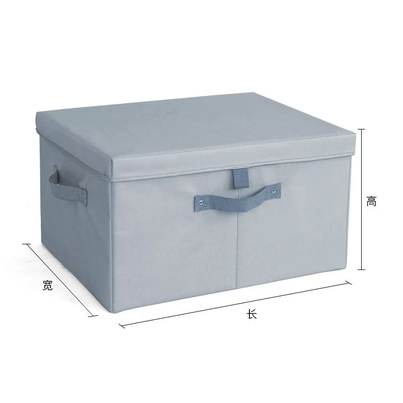 Realaiot Large Capacity Storage Boxes With Lids Folding Storage Box Organizer Closet Organizer Clothes Quilts Toys Sundries Organizer Box