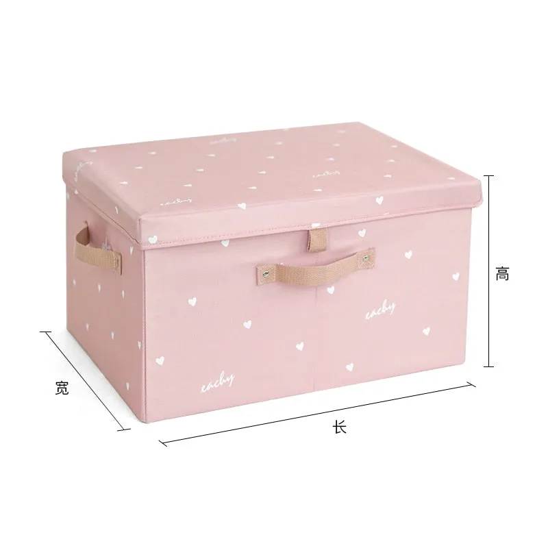 Realaiot Large Capacity Storage Boxes With Lids Folding Storage Box Organizer Closet Organizer Clothes Quilts Toys Sundries Organizer Box