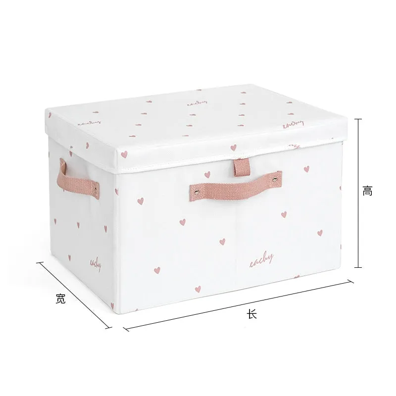 Realaiot Large Capacity Storage Boxes With Lids Folding Storage Box Organizer Closet Organizer Clothes Quilts Toys Sundries Organizer Box