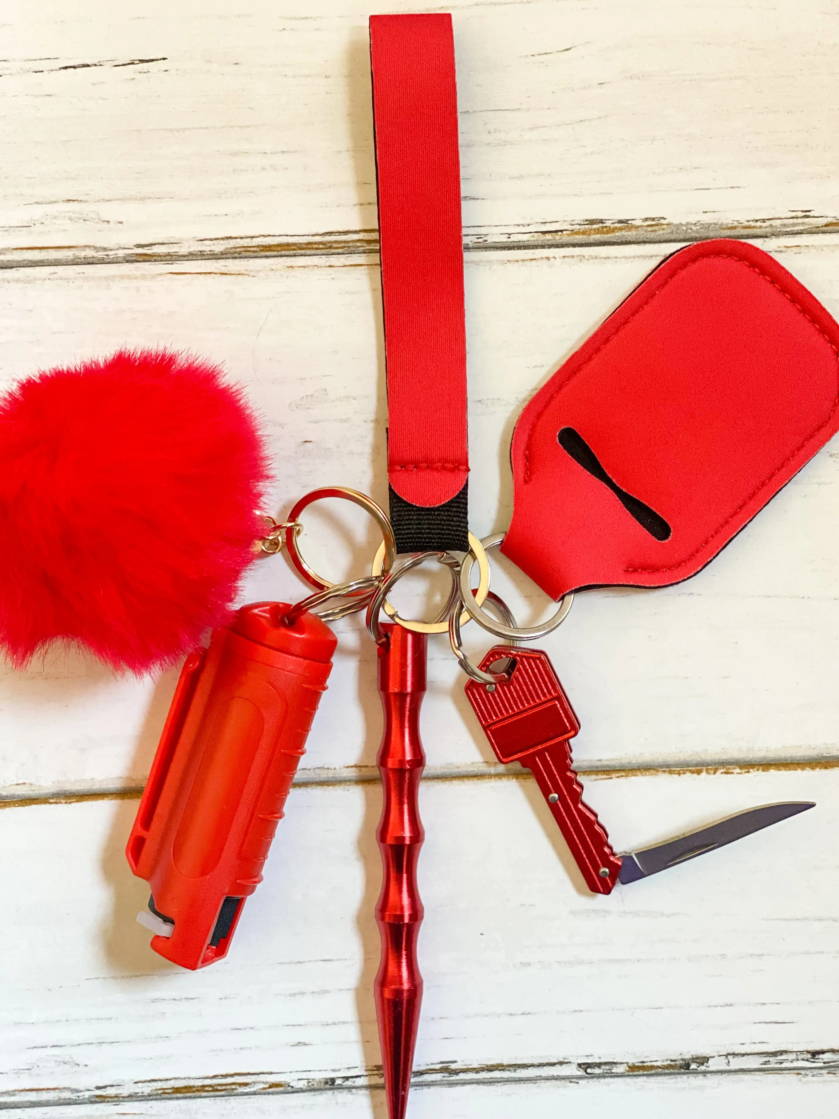 Red Hot Self Defense Keychain