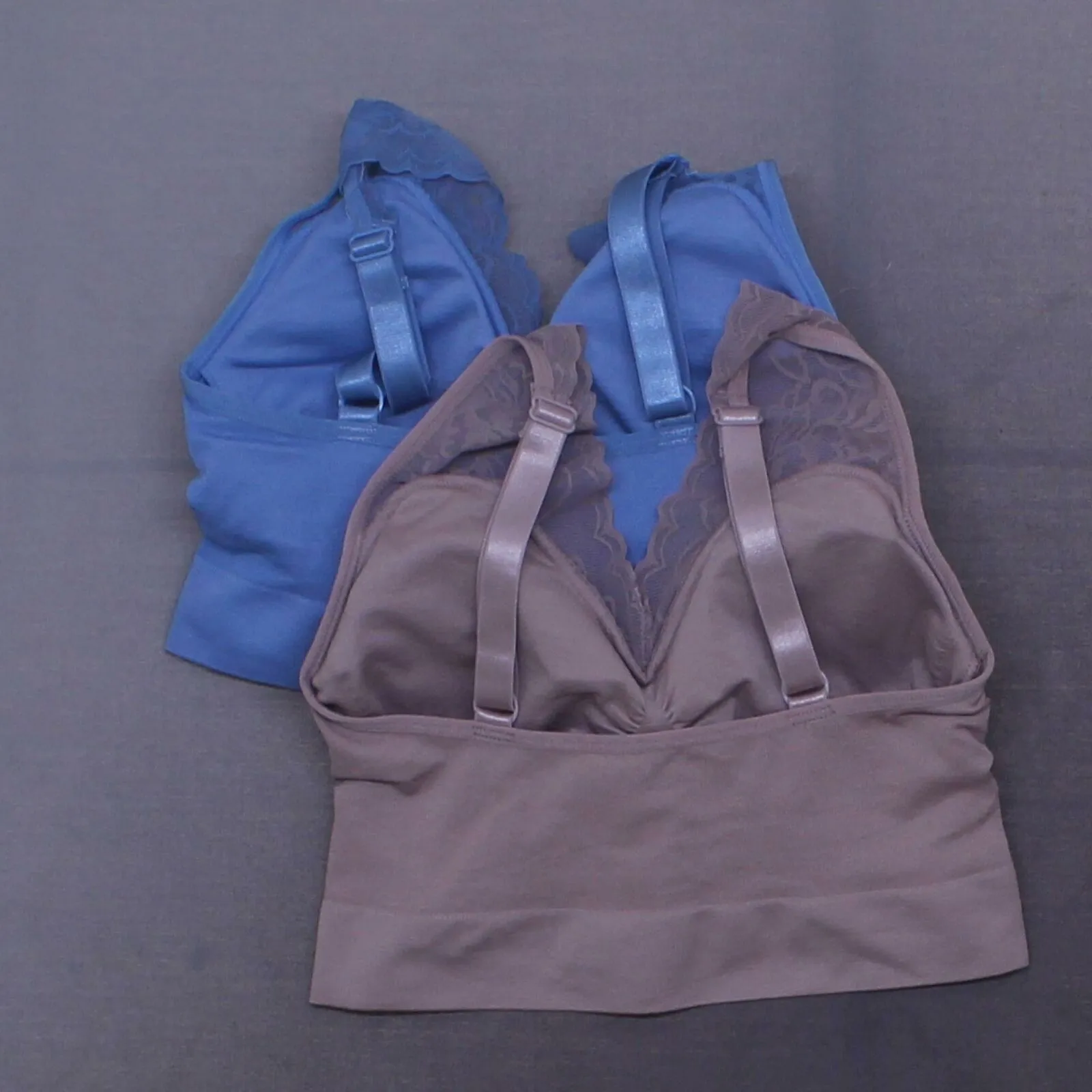 Rhonda Shear 2-pack Seamless Ahh Bras with Removable Pads