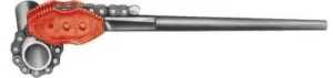 Ridge Tool Company Chain Tong Wrench, 4-18 in Pipe Capacity, 74 1/2 in Chain, 87 in Long, 92660