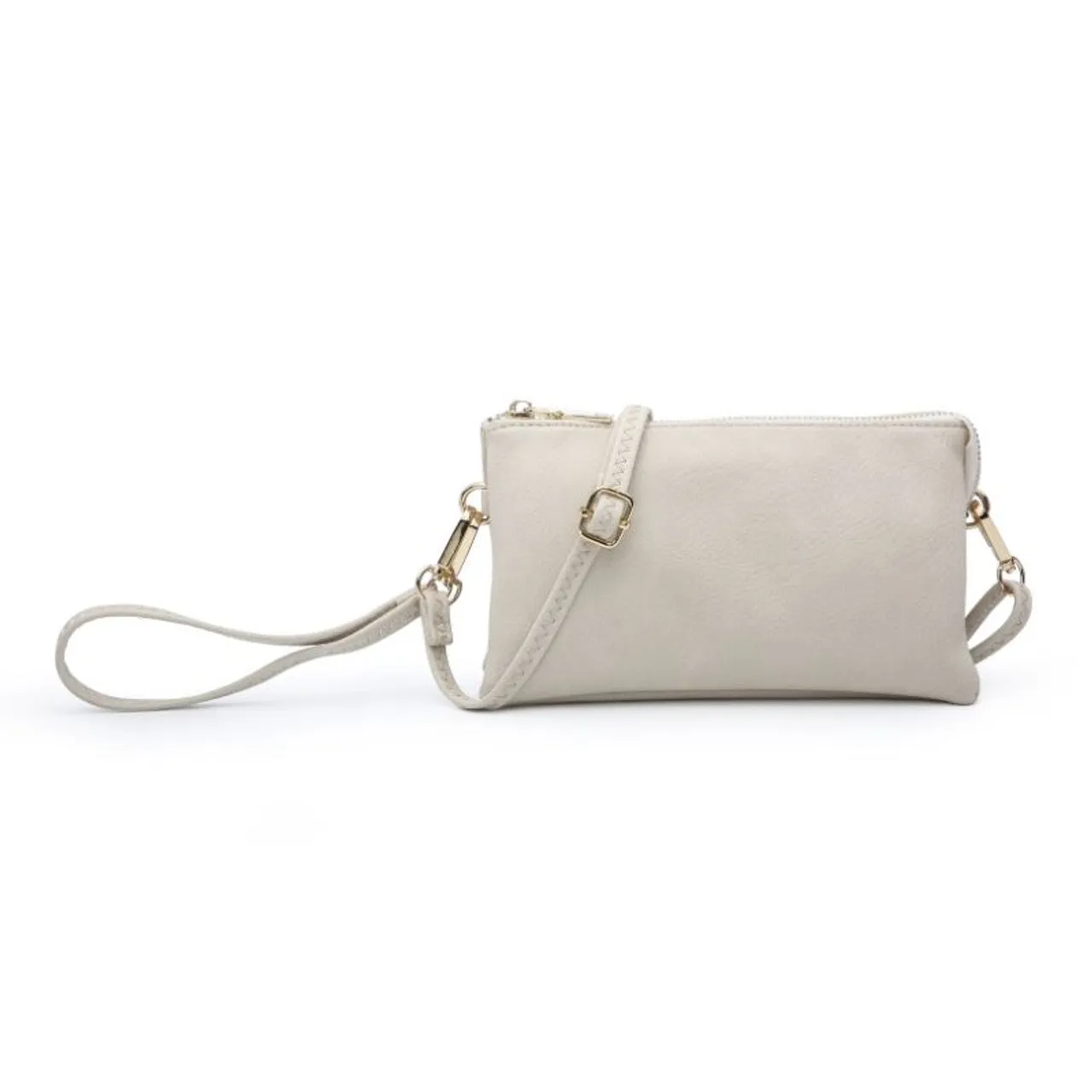 Riley Crossbody Wristlet Ivory