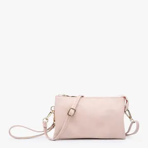 Riley Crossbody Wristlet Light Pink