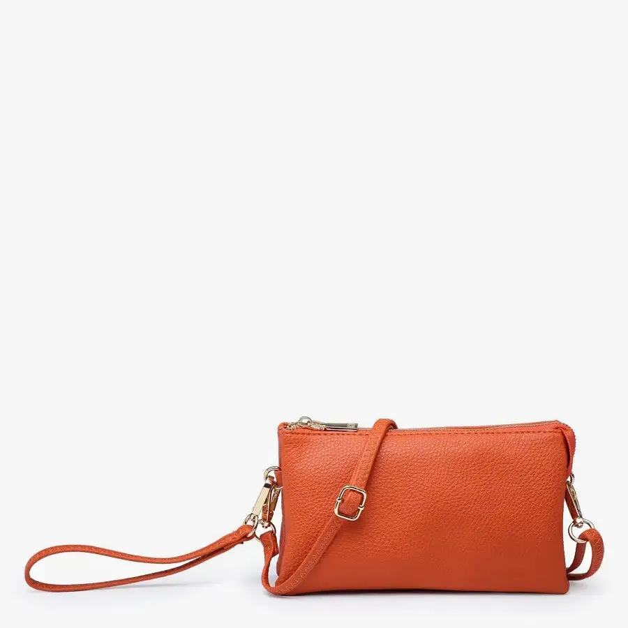 Riley Crossbody Wristlet Orange