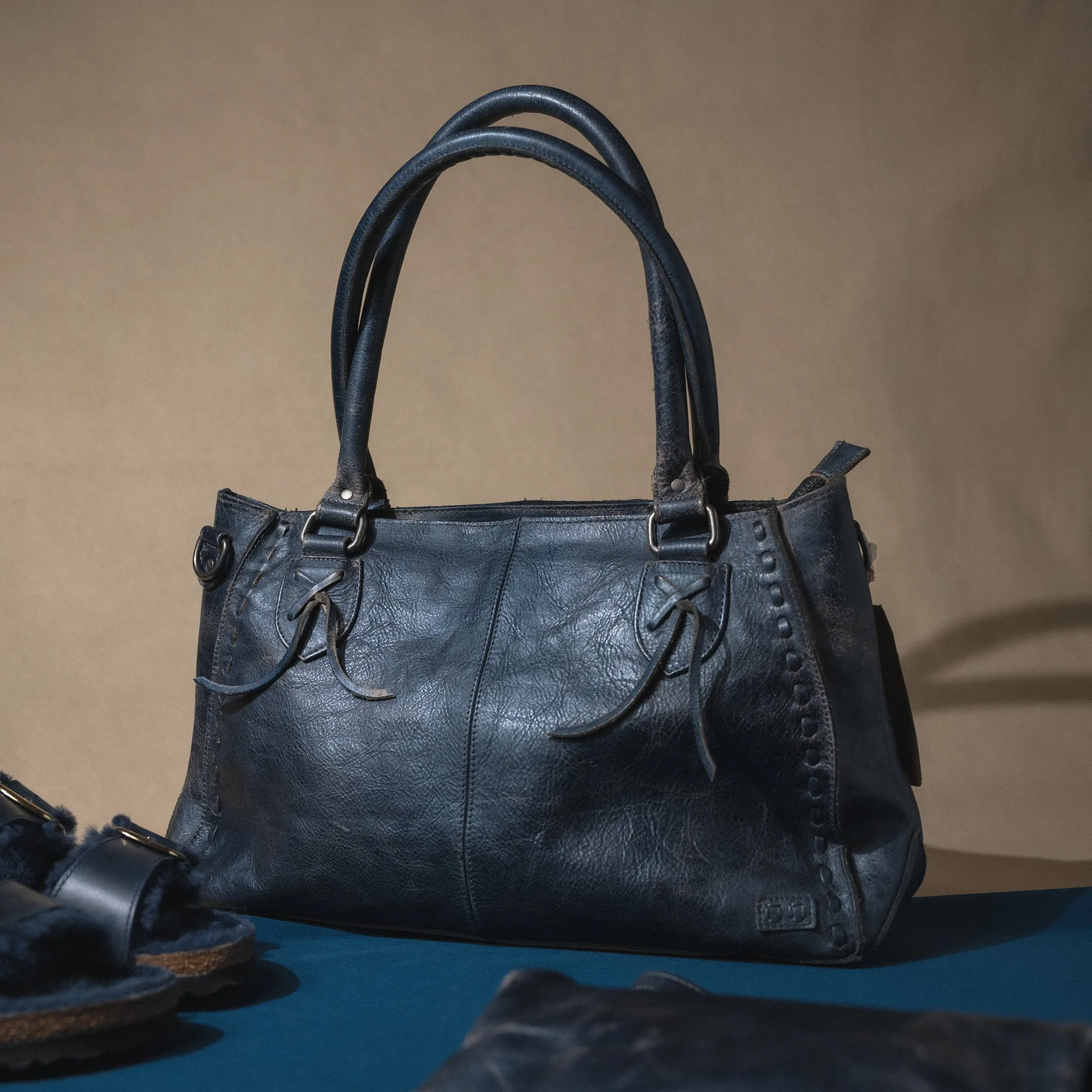ROCKABABY - COBALT - LEATHER