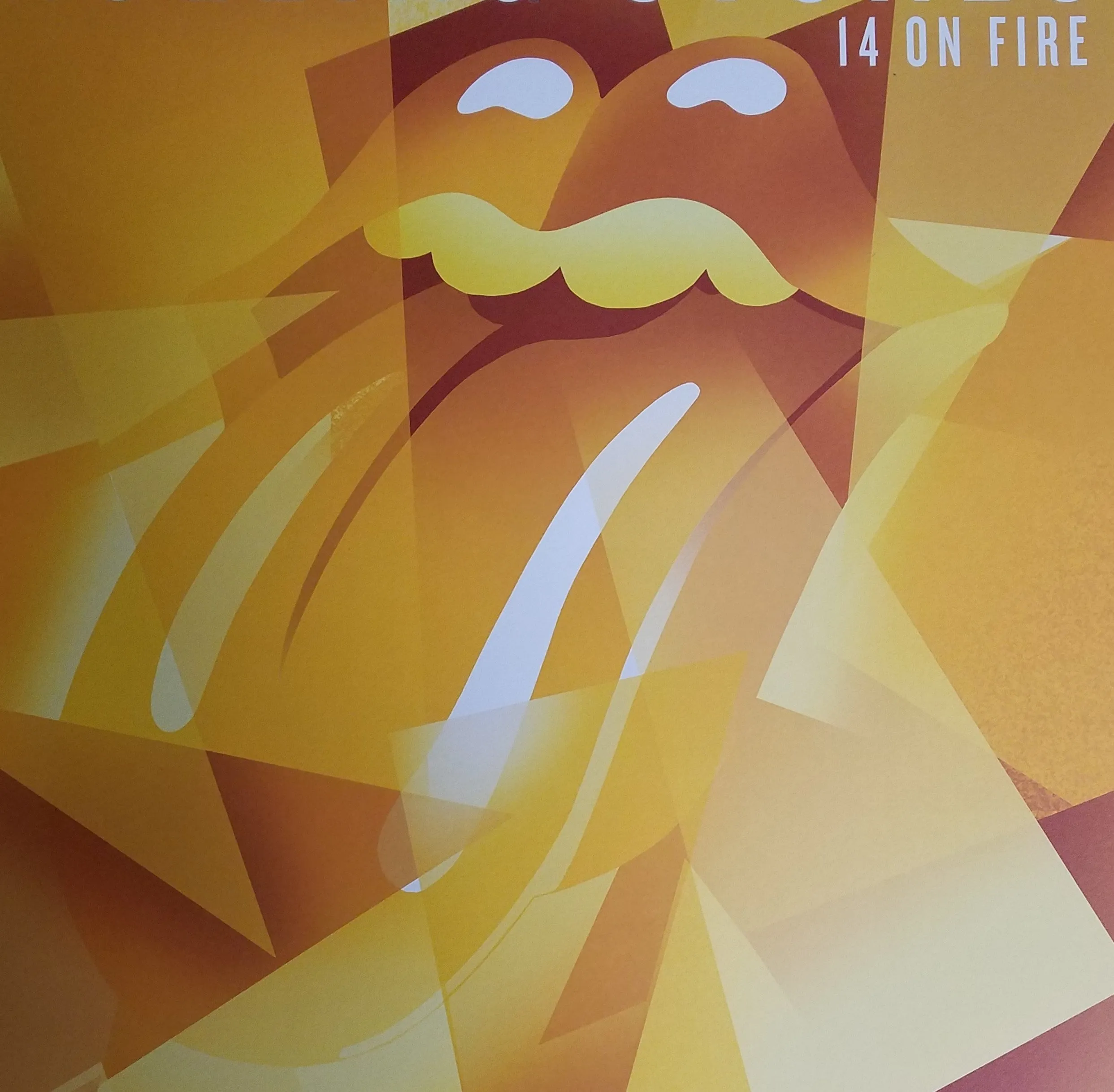 ROLLING STONES 2014 OFFICIAL POSTER ABU DHABI DU ARENA