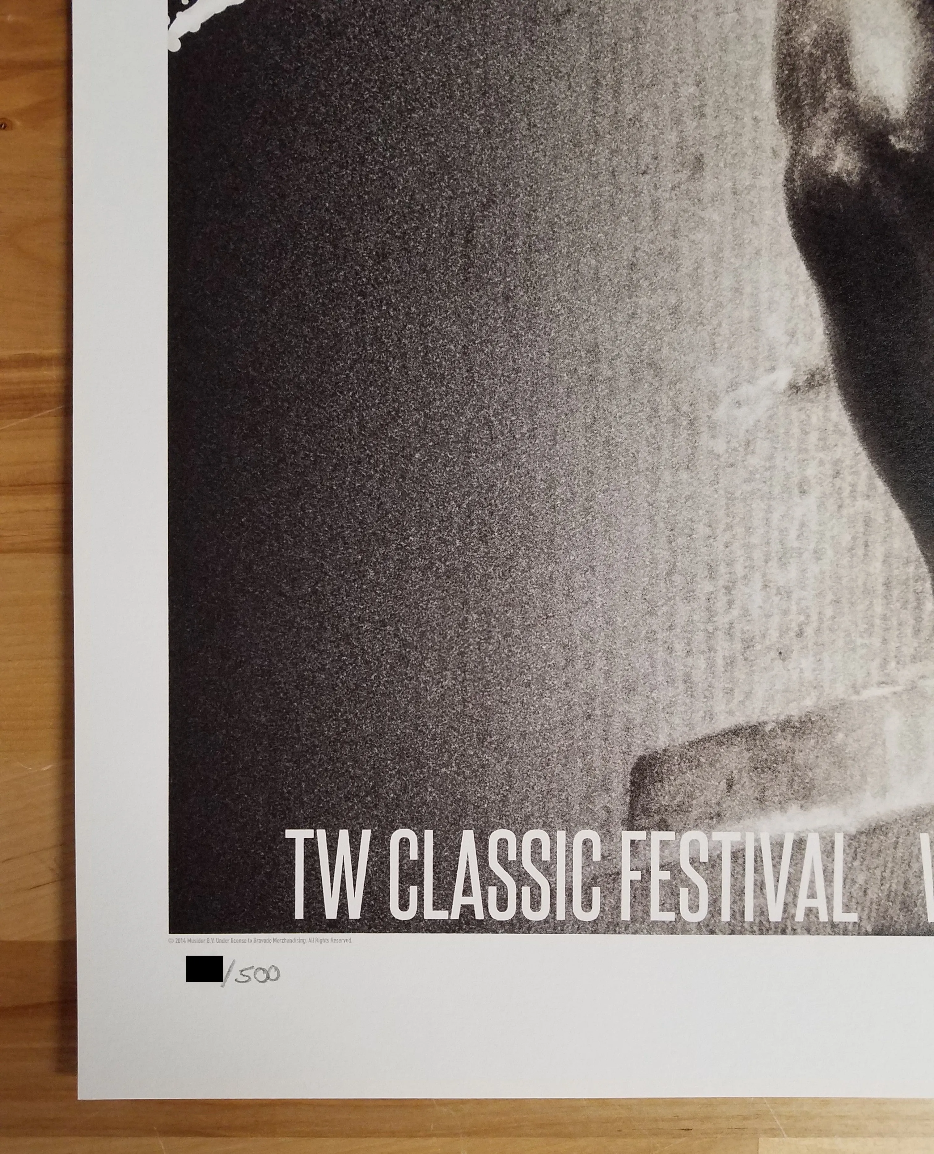 ROLLING STONES 2014 OFFICIAL POSTER WERCHTER, BELGIUM