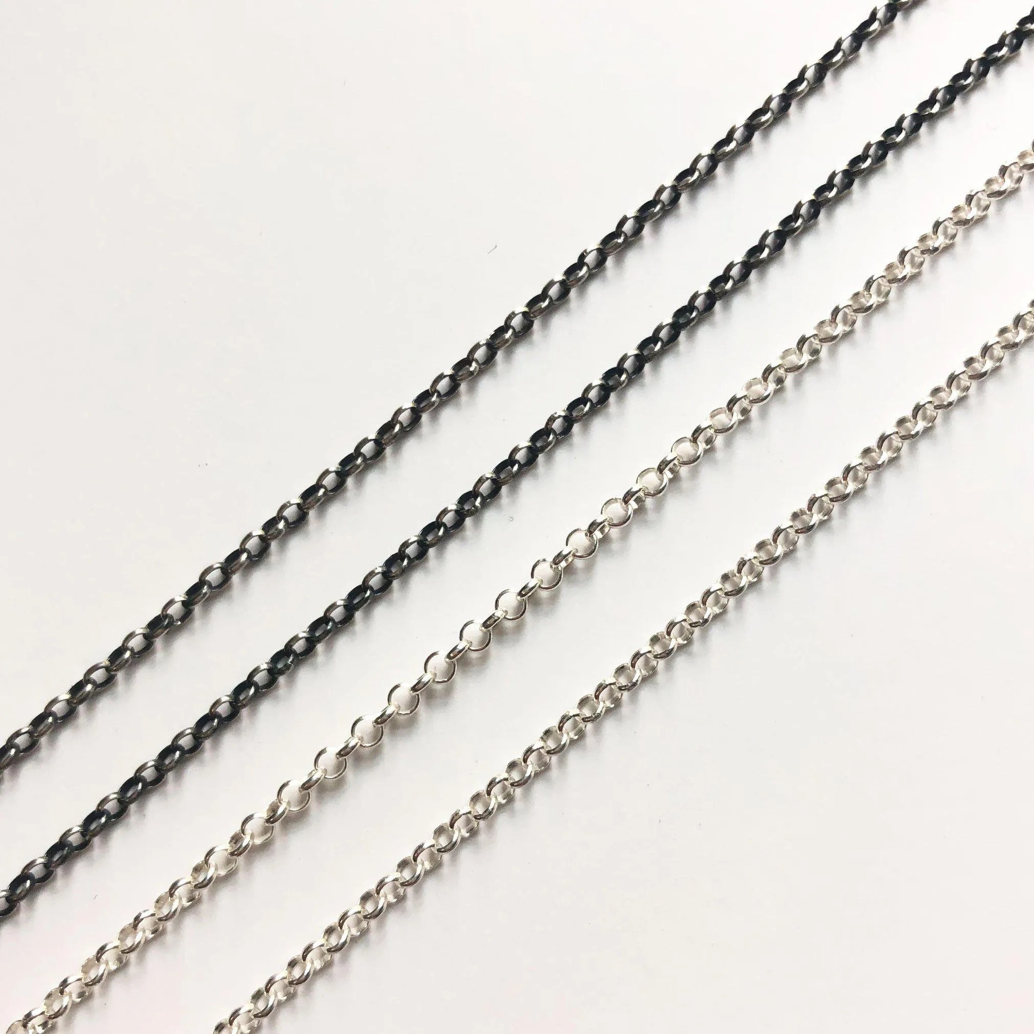 Rolo Chain | 2mm | Sterling Silver | Lightweight
