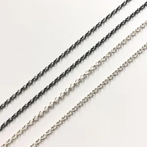 Rolo Chain | 2mm | Sterling Silver | Lightweight