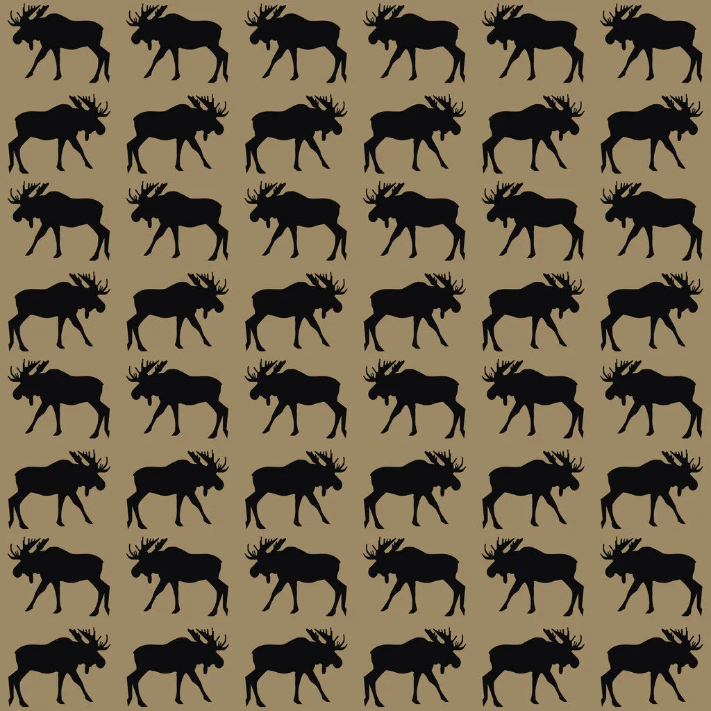 Rustic Moose Adhesive Vinyl Sheet