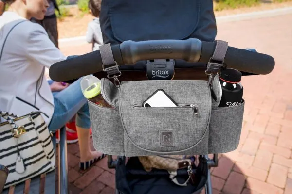 Ryco Pram Bag Microfiber Black-Grey