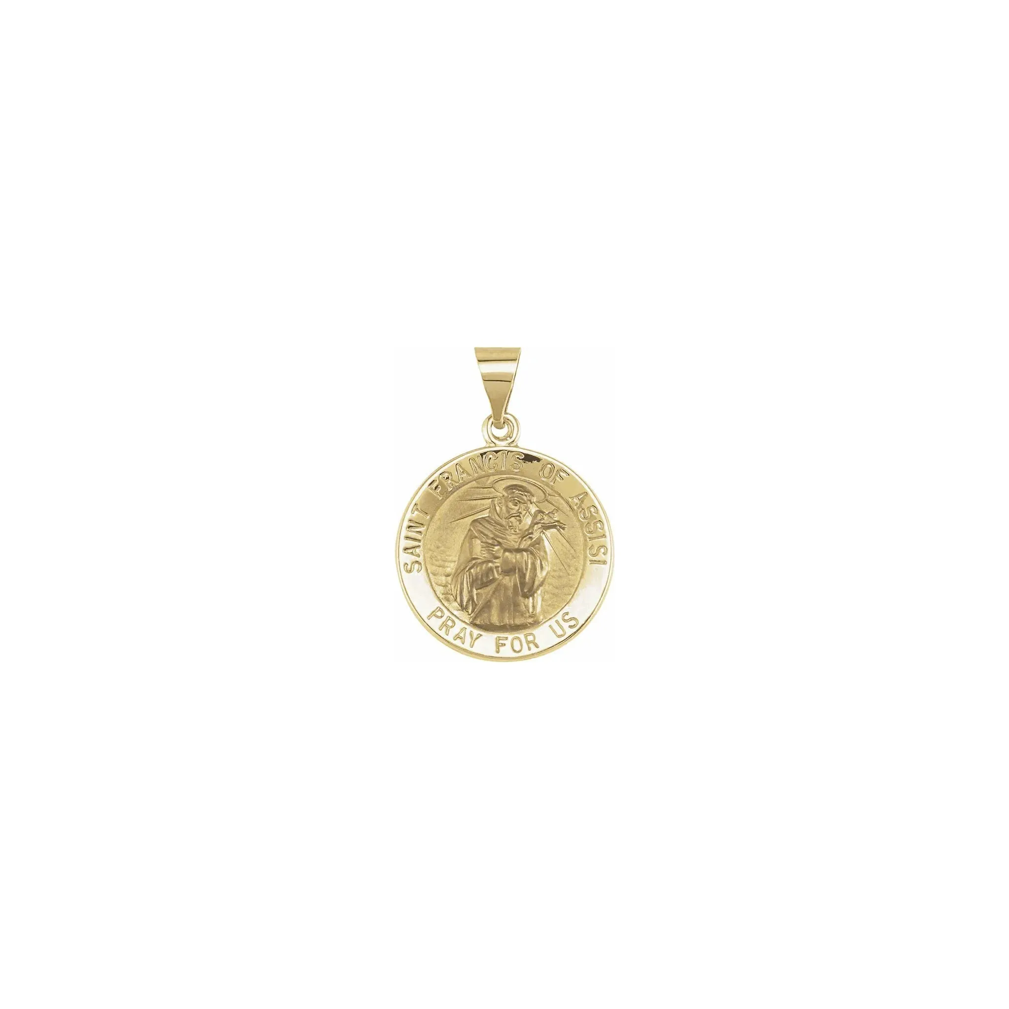 Saint Francis of Assisi Lightweight Medal (14K)