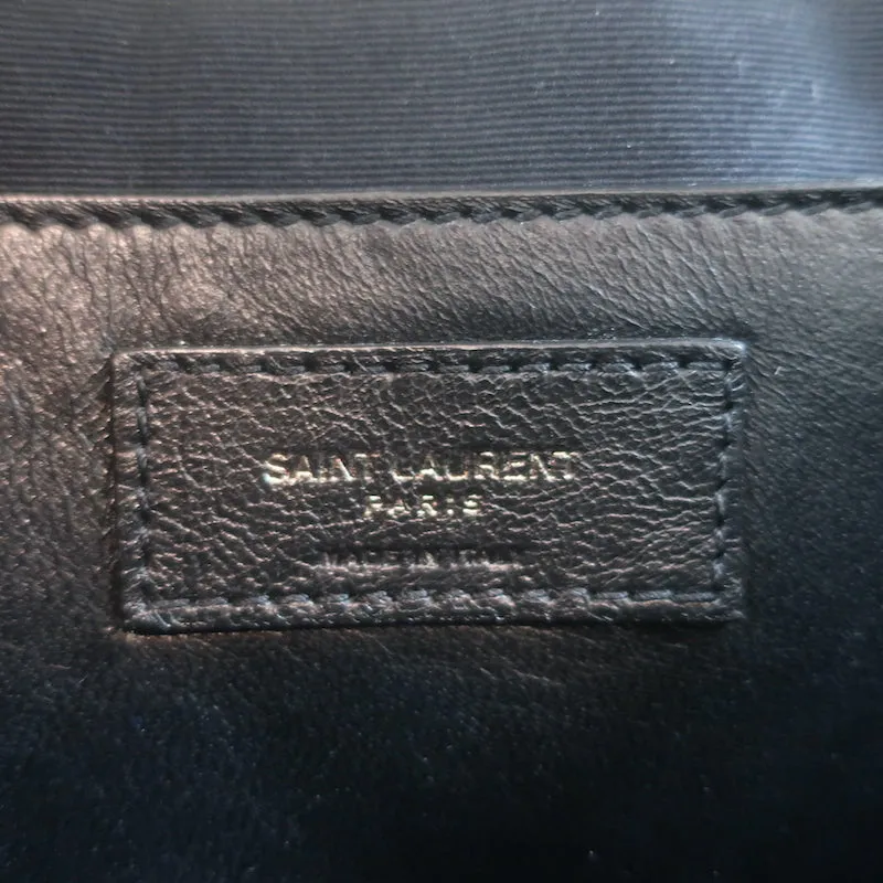Saint Laurent Baby Niki Shoulder Bag Off-White Vintage Leather Crossbody