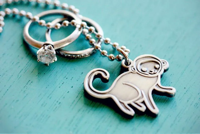 Sale: Monkey Necklace by boygirlparty