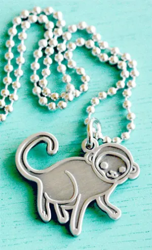 Sale: Monkey Necklace by boygirlparty