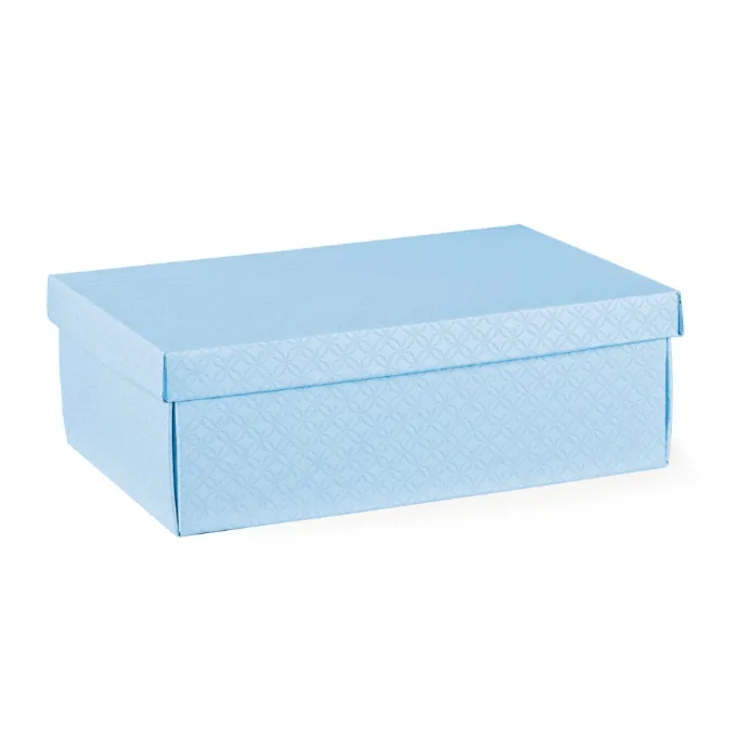 Scatola Matellassè Azzurro 45,5 x 32 x 16,5 cm