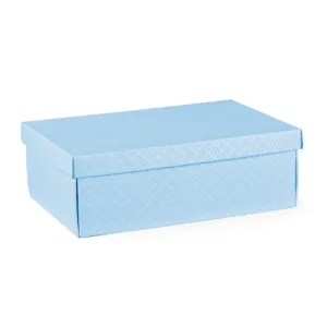 Scatola Matellassè Azzurro 45,5 x 32 x 16,5 cm