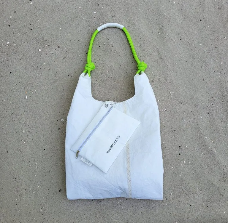 Seashopper Bag | White Lime