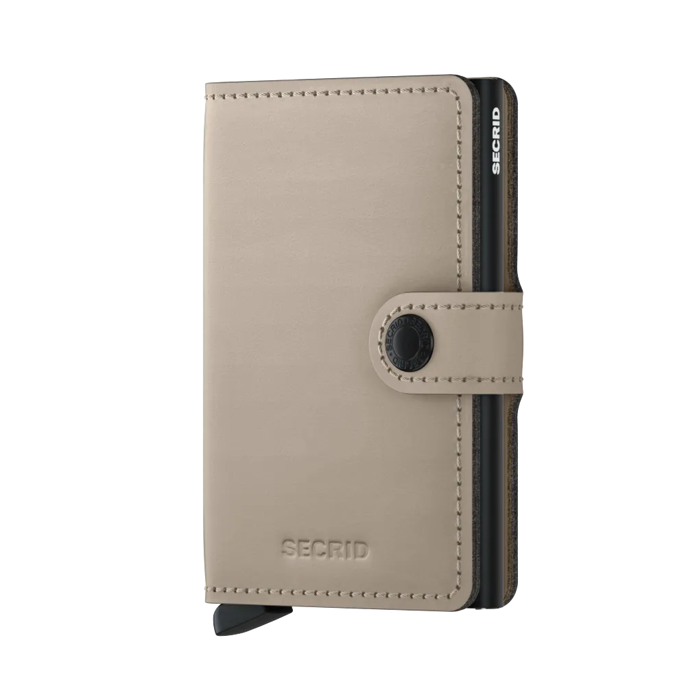 SECRID Miniwallet Leather - Matte Desert