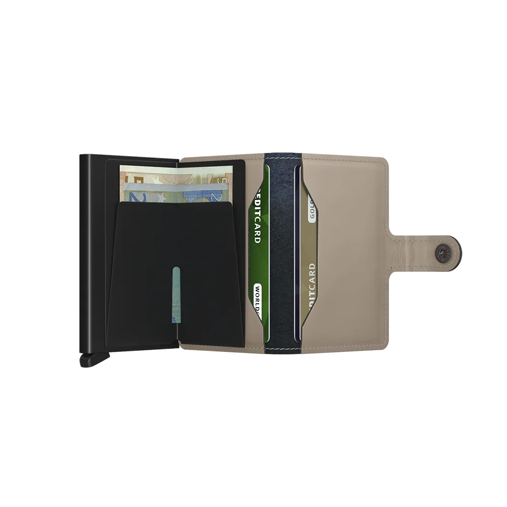 SECRID Miniwallet Leather - Matte Desert