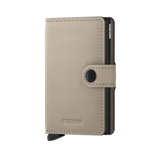 SECRID Miniwallet Leather - Matte Desert