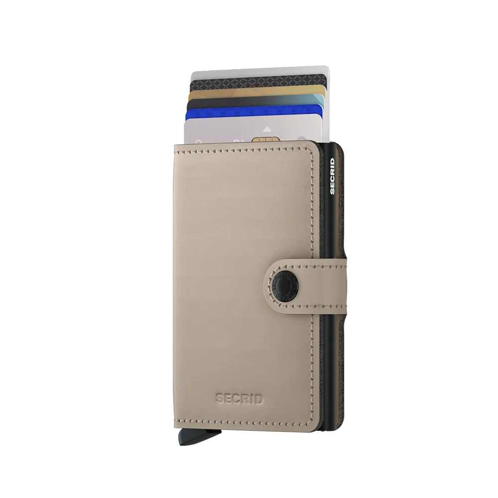 SECRID Miniwallet Leather - Matte Desert
