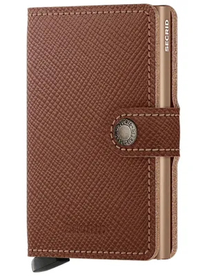 Secrid Miniwallet Saffiano Caramel