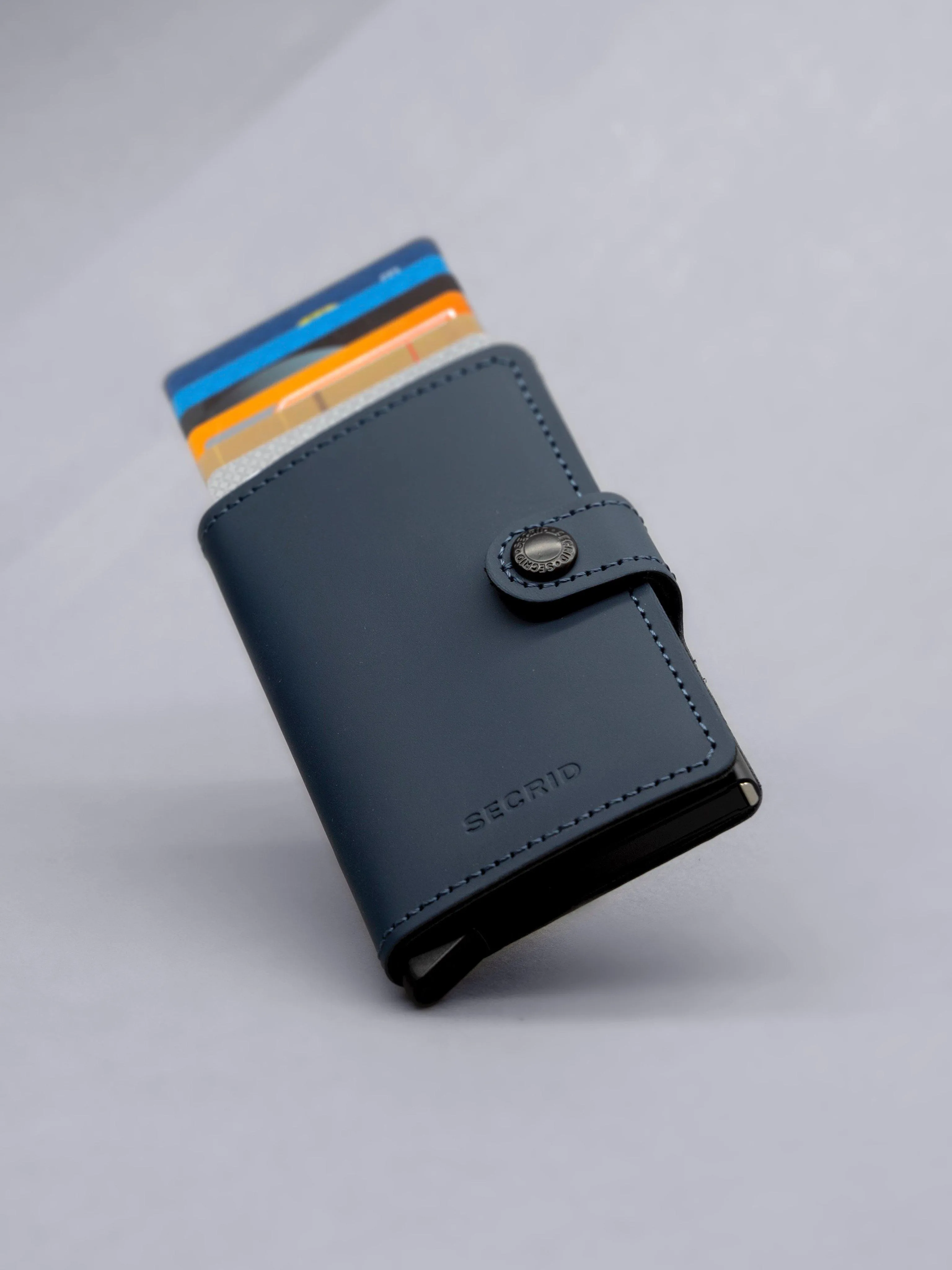 Secrid Miniwallet Vintage Cognac Silver