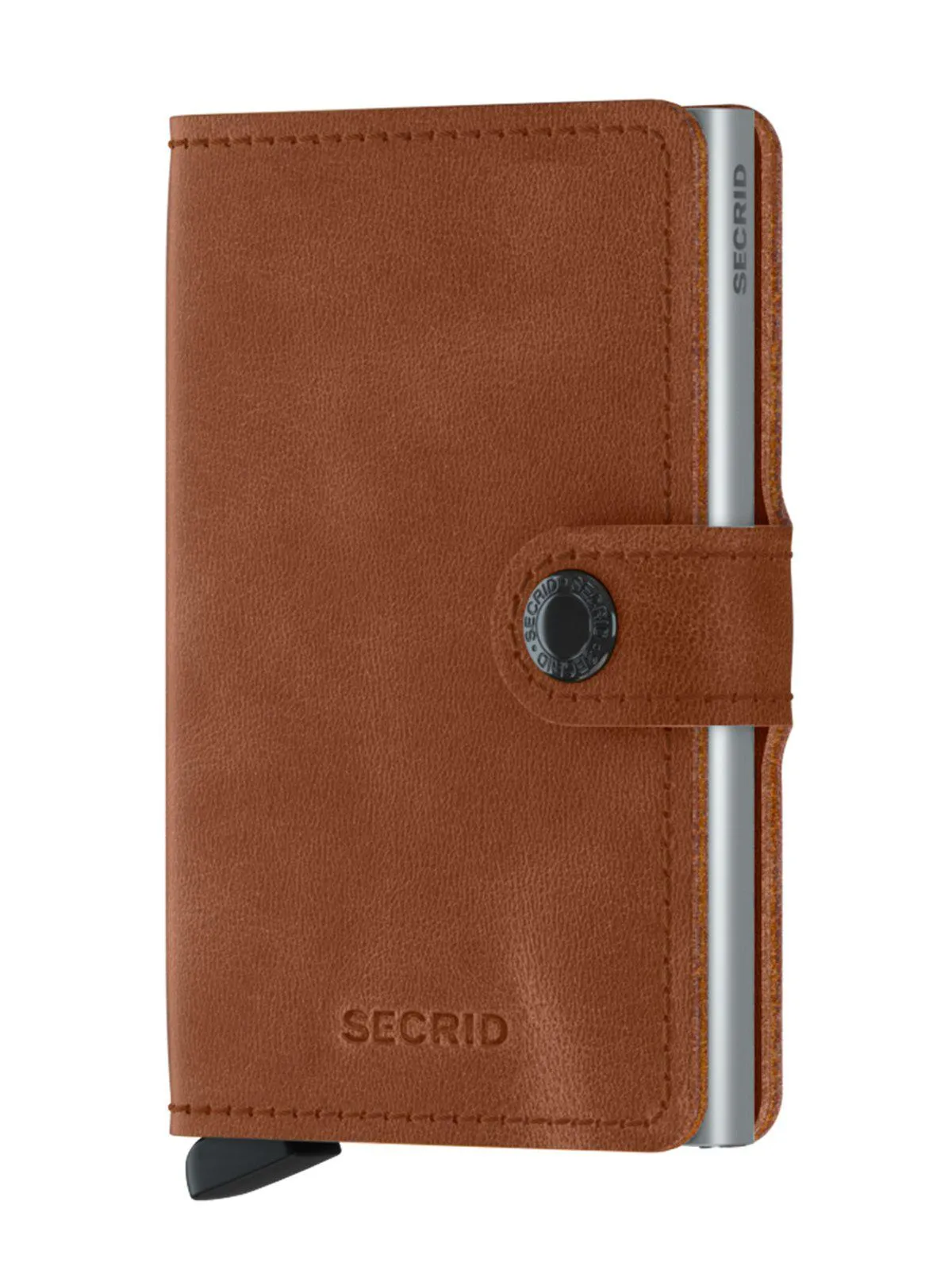 Secrid Miniwallet Vintage Cognac Silver