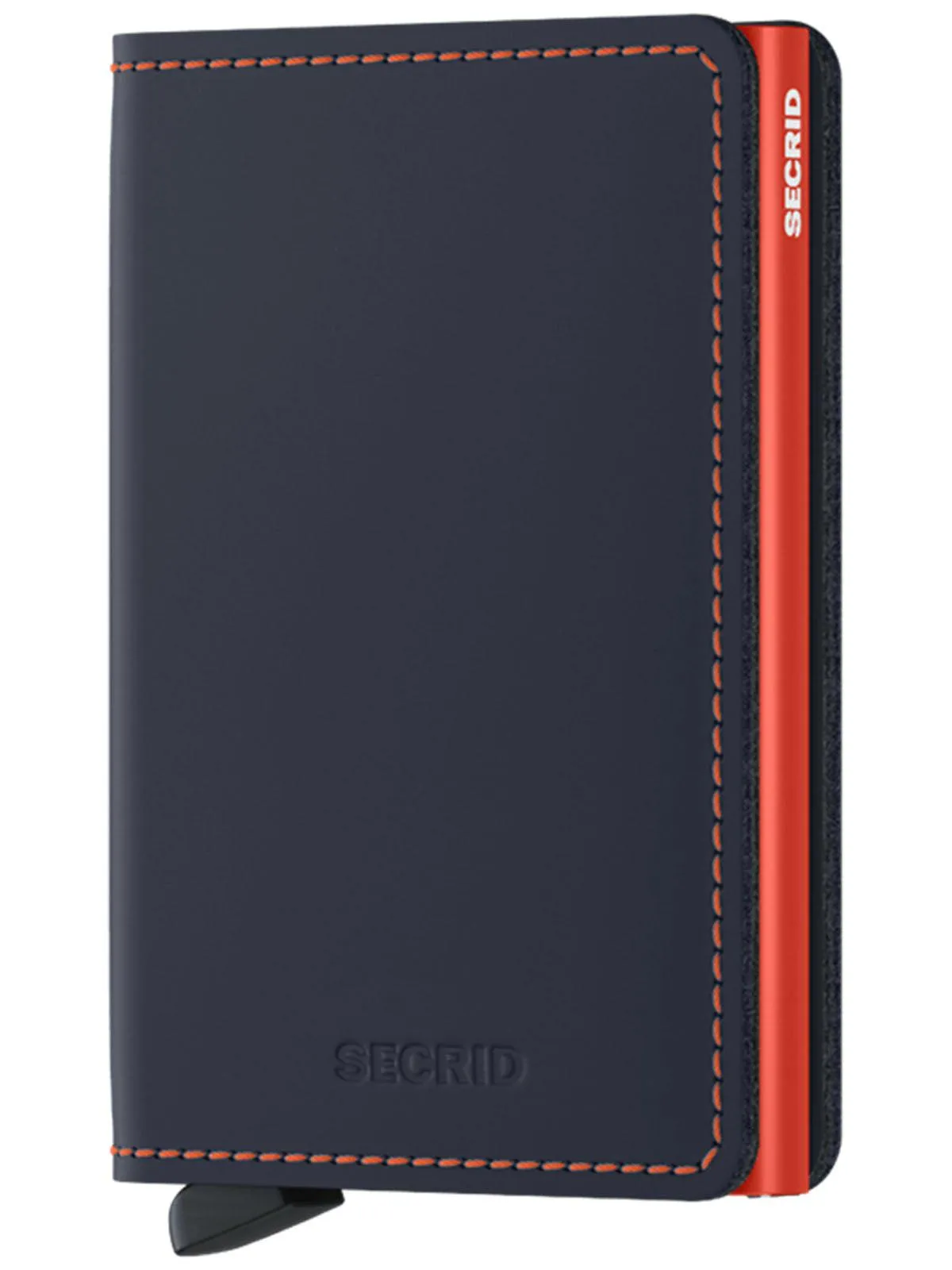 Secrid Slimwallet Matte Nightblue Orange