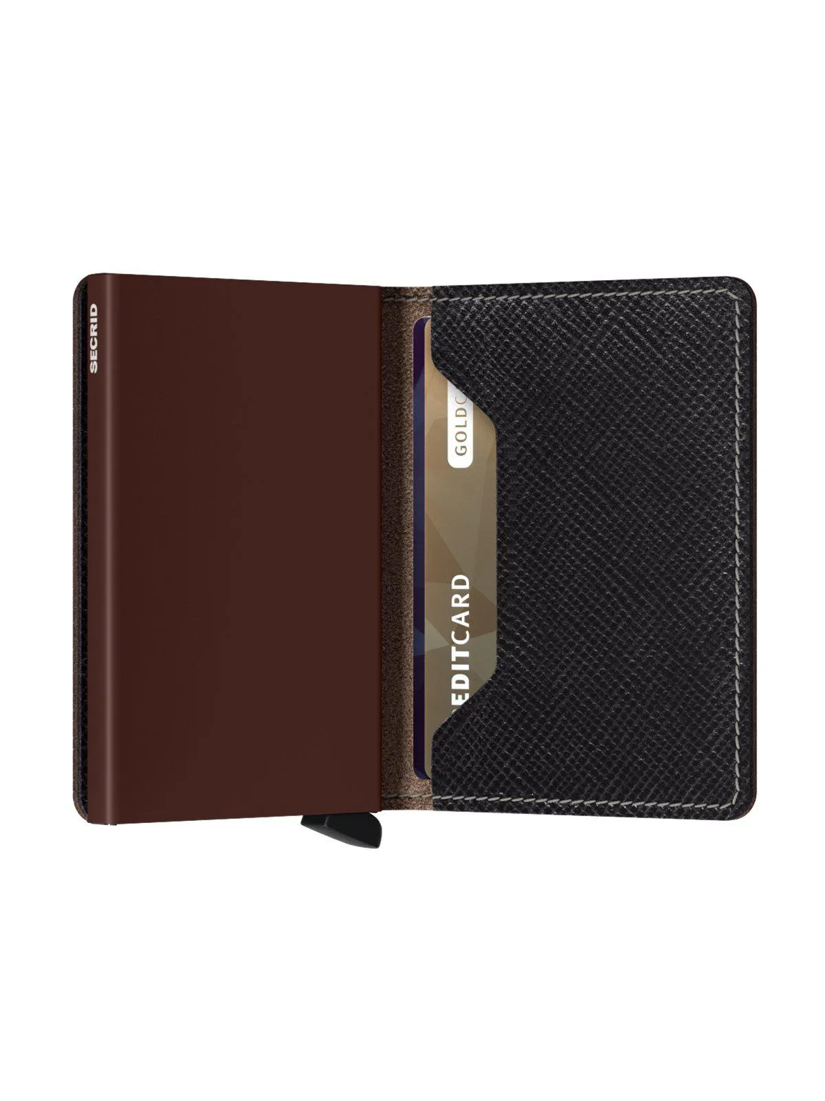 Secrid Slimwallet Saffiano Brown