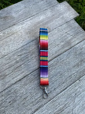 Serape Key Fob Serape wristlet keychain
