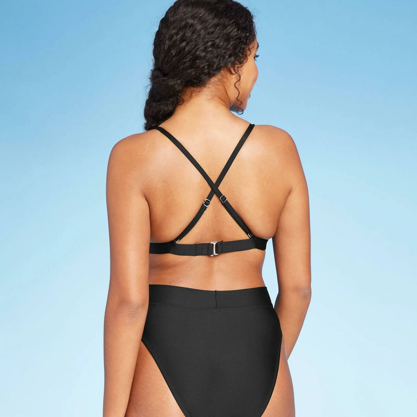 Shade & Shore Women's Ruffle Bralette Bikini Top