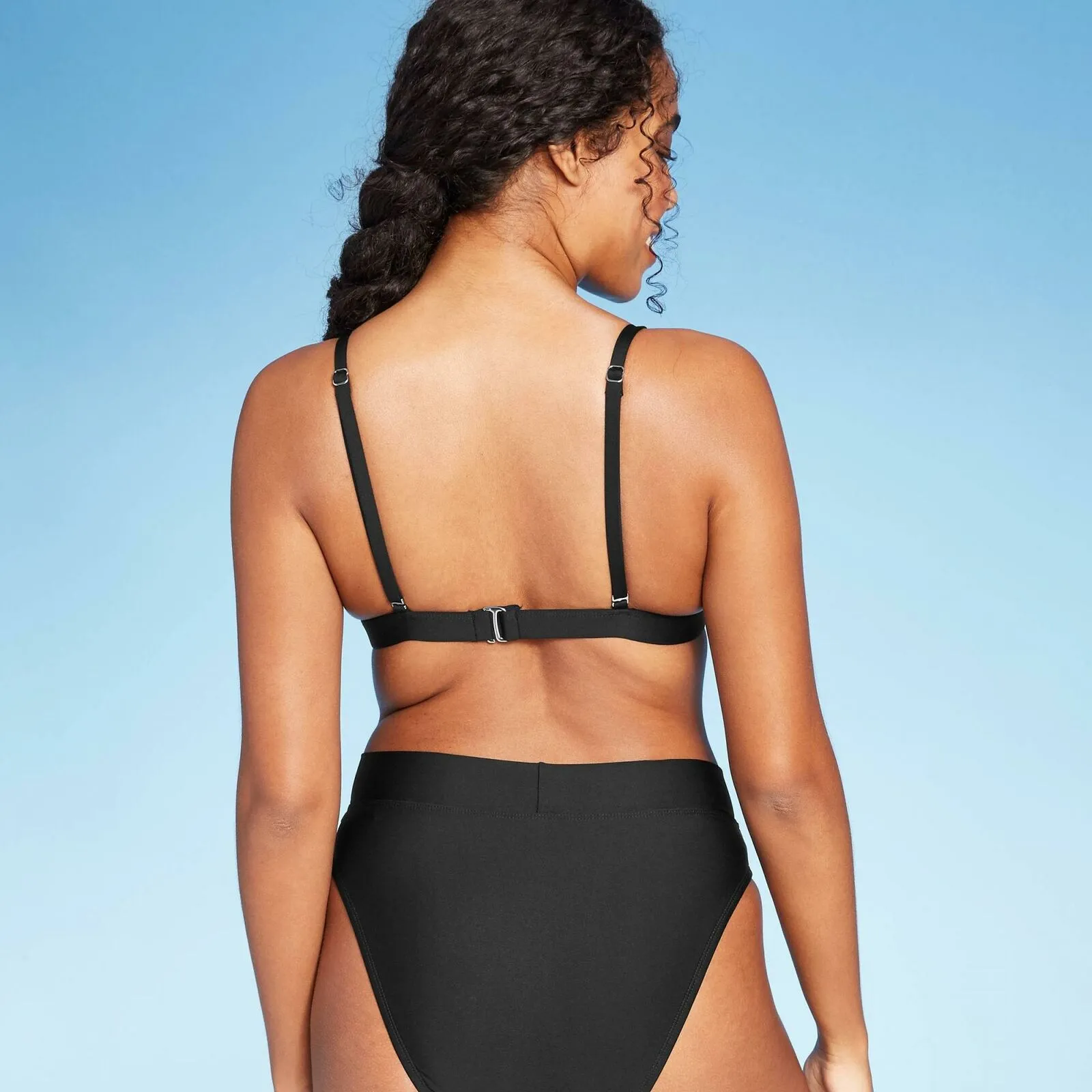 Shade & Shore Women's Ruffle Bralette Bikini Top