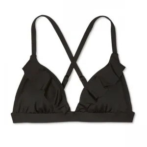 Shade & Shore Women's Ruffle Bralette Bikini Top