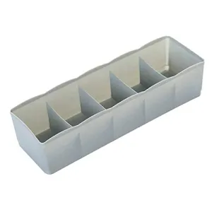 Shangwelluk Plastic Storage Box Tie Socks Cosmetic Drawer Tidy Organizer