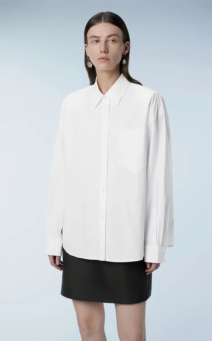 Shirt / JNBY Oversized Classic Cotton Shirt