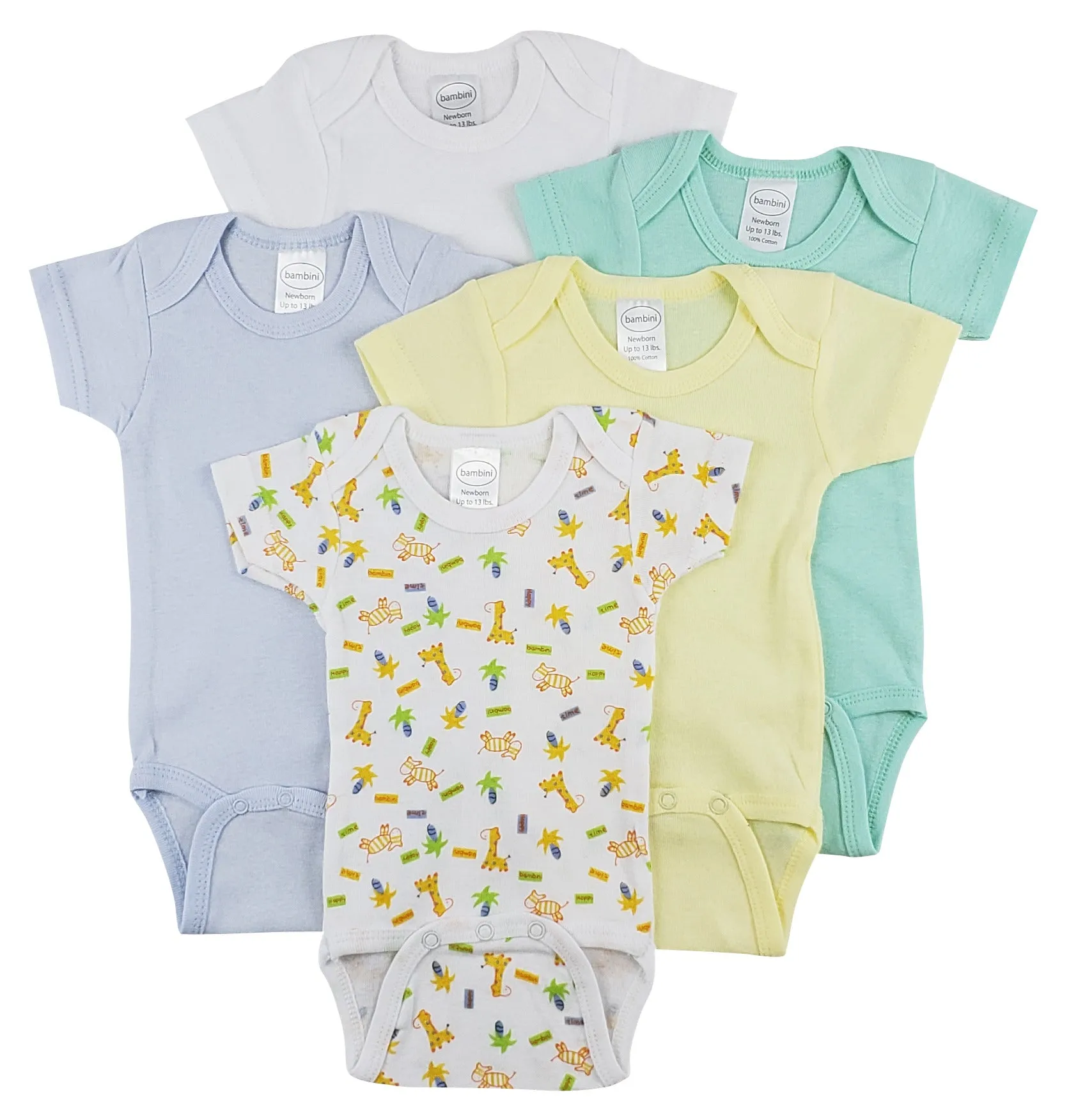 Short Sleeve One Piece 5 Pack CS_0272