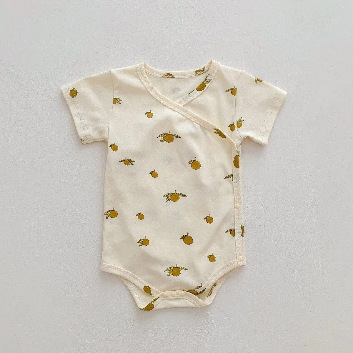 Side Snaps Patterned Bodysuits | 4 Colours