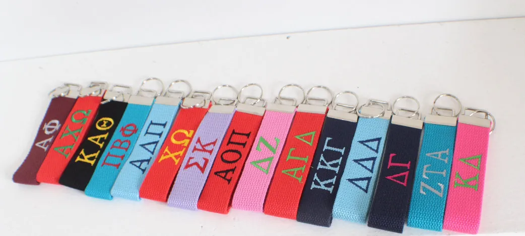 Sigma Kappa Wristlet Keychain