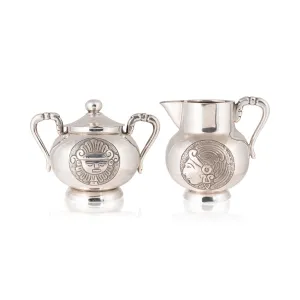 Silver Cream and Sugar Set