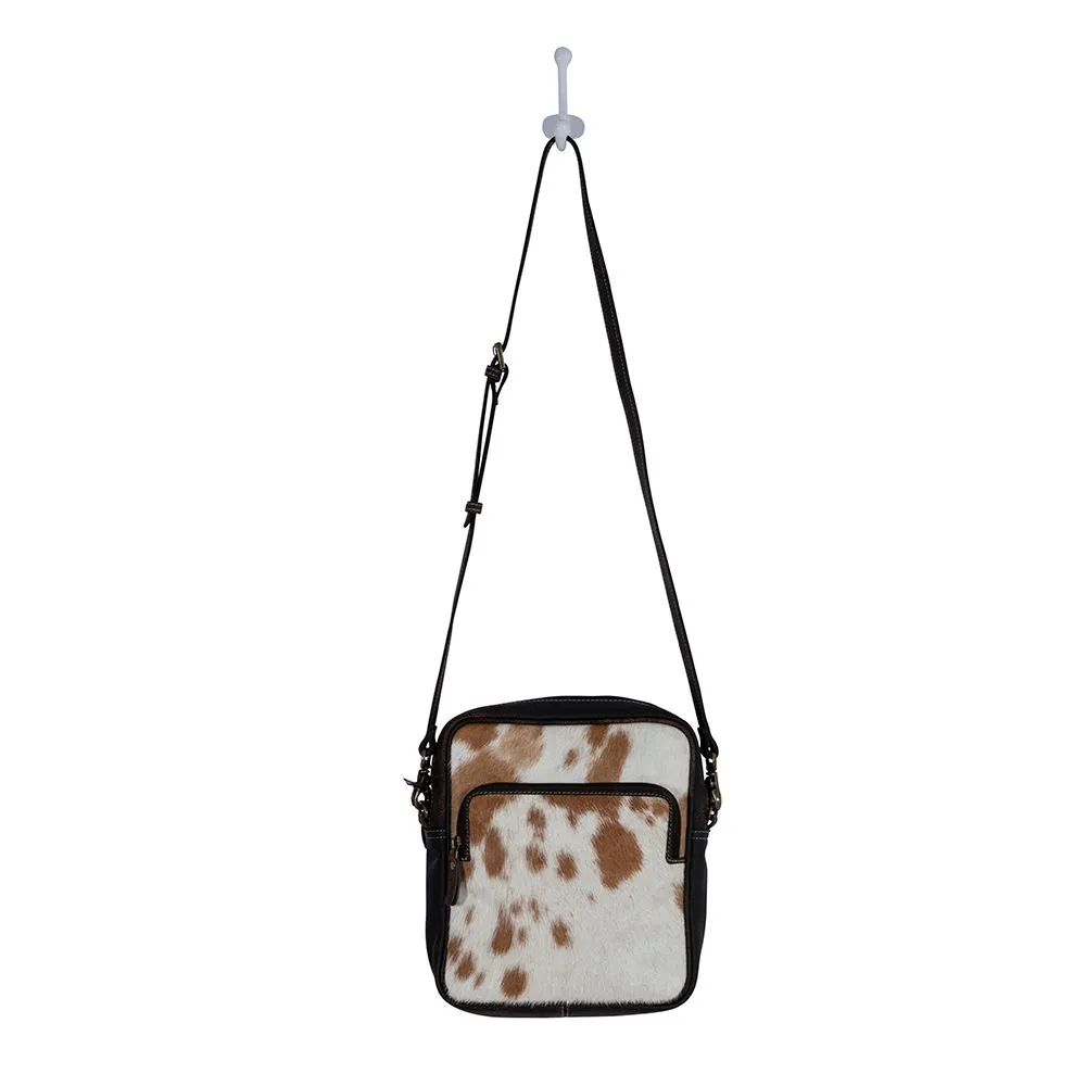 Silver Mine Leather & Hair-On Bag